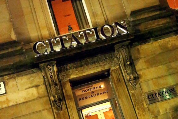 Citation-glasgow-scottish-wedding-venue-city-centre-restaurant-scotland-all-inclusive-staircase-bride-groom-outdoor-balcony-exterior