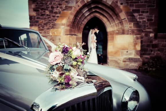 Corona Photographic-scottish-stirling-wedding-photographer-flower-car