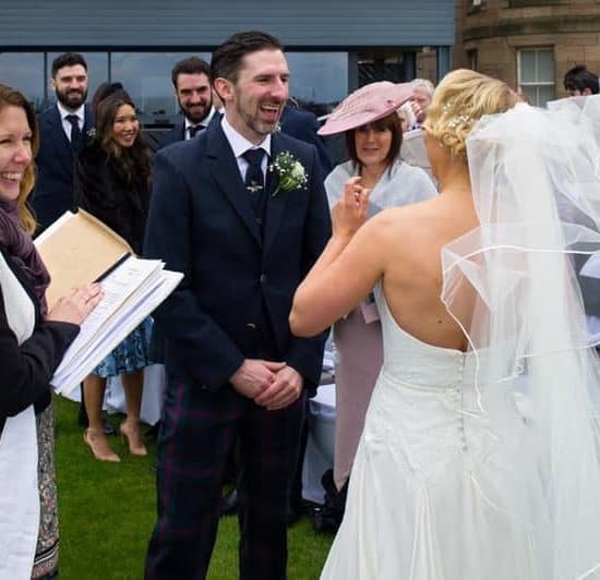 true connection scottish edinburgh wedding celebrant bride groom