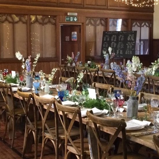 rustic-dining-flowers-relaxed-rustic-wedding-scottish-venue-scotland-fife-east-coast-reception-bride-groom