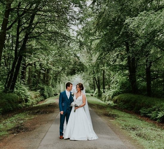 belvedere-scottish-ayrshire-wedding-photographer-supplier-venue-directory-bride-groom-outdoor-ceremony