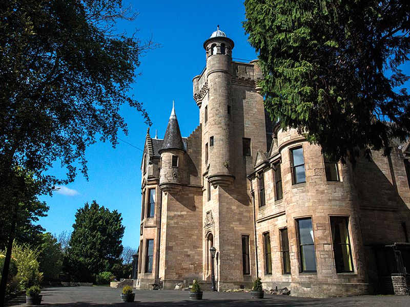 Broomhall Castle Entrance Stirling Scottish Wedding Venue